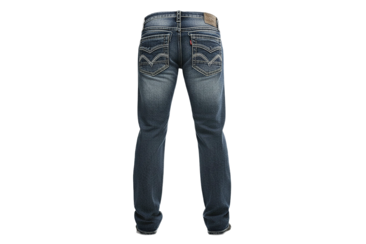 Calça Jeans Masculina Slim Fit com Elastano - Estilo Cowboy