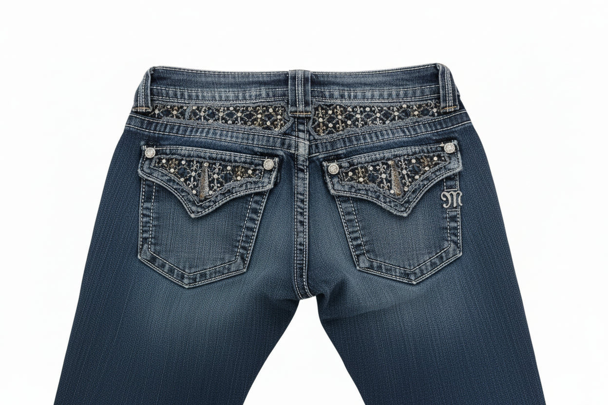 Calça Jeans Feminina - Estilo Western